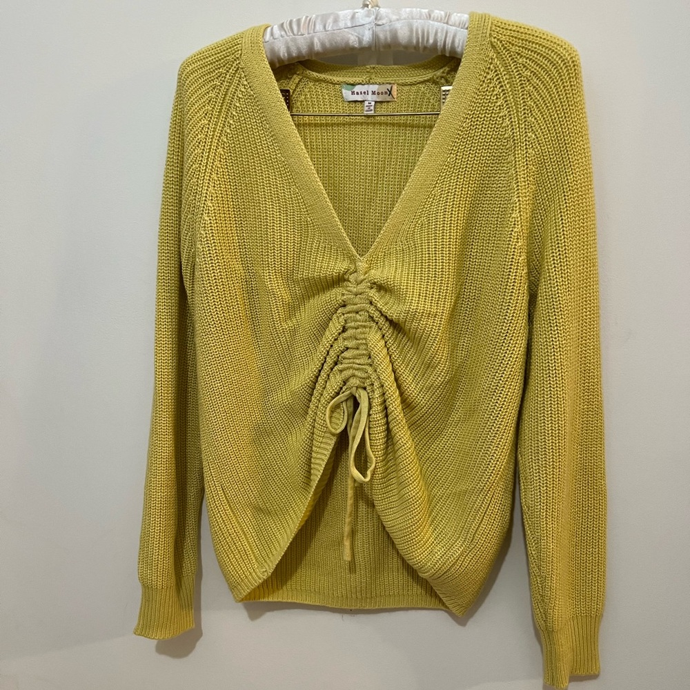 Hazel Moon Ruched Sweater